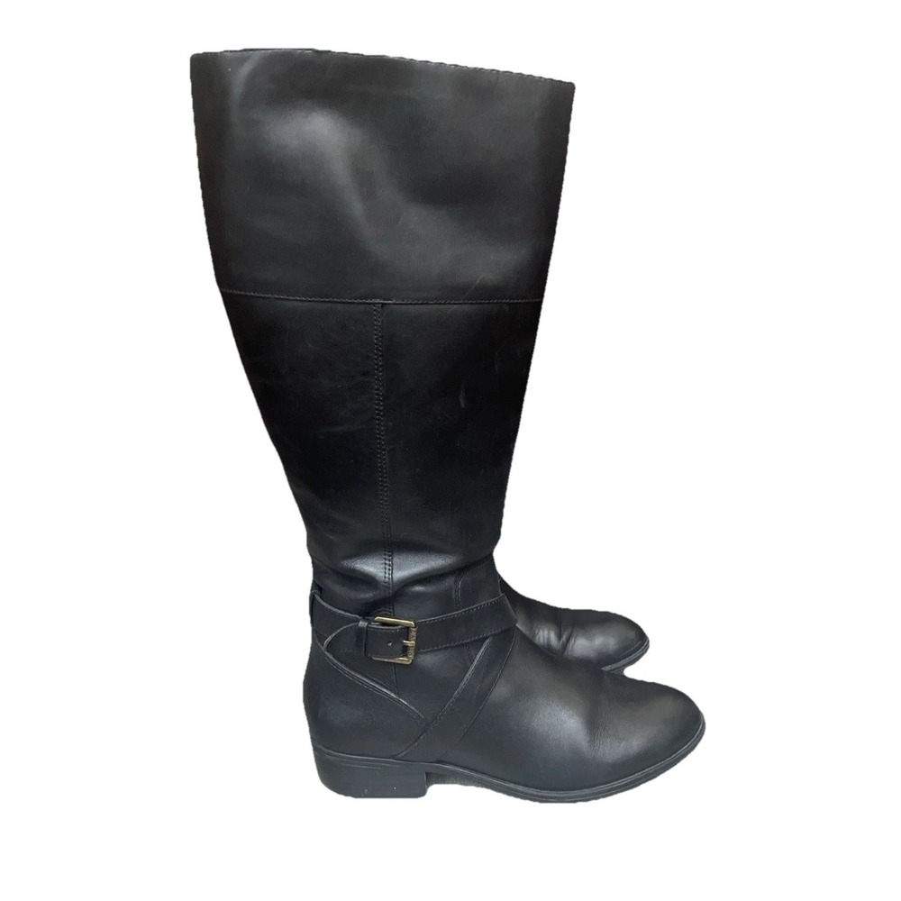 Ralph Lauren Black Leather Maryann Boots Women's Size 8 B